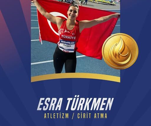 Esra Türkmen’den altın madalya!