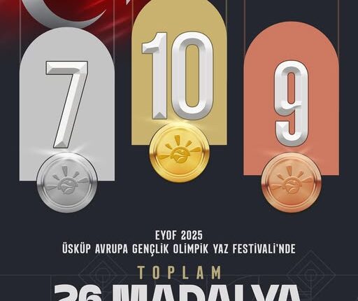 26 Madalya ile tamamladık!