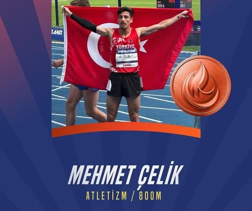 Mehmet Çelik’ten bronz madalya!