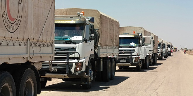 Yeni Yardım Konvoyu Süveyda ’ya Doğru Yola Çıktı