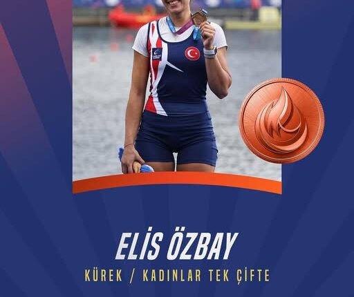 Kürekte Elis Özbay’dan bronz madalya!