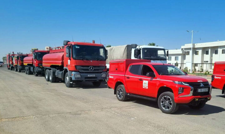 Ürdünlü İtfaiye Ekipleri, Yangınlarla Mücadeleye Destek İçin Suriye’ye Ulaştı