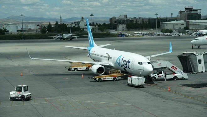 Ankara’dan Şam’a ilk uçuş gerçekleşti