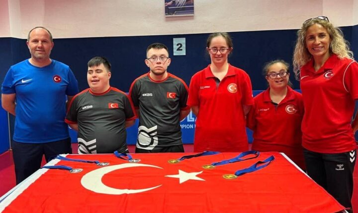 🇹🇷 🥇Özel Sporcular Down Masa Tenisi Kadın Milli Takımımız Avrupa Şampiyonu!💪