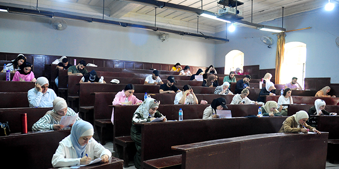 Şam Üniversitesinde 2. Eğitim Dönemi Sınavları Başladı