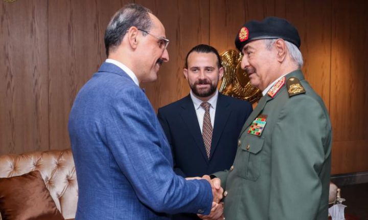 Türk Milli İstihbarat Teşkilatı Başkanı Kalın, Bingazi’de Hafter ile görüştü