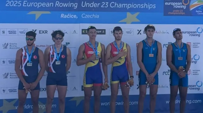 Milli kürekçilerden 1 altın, 2 gümüş madalya