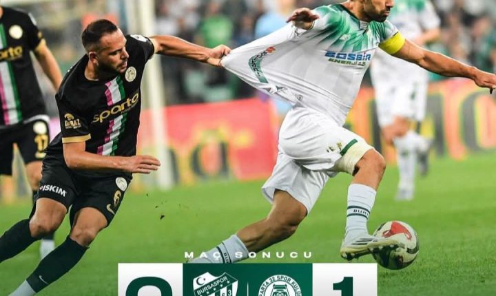 BURSASPOR 525 GÜN SONRA EVİNDE YENİLDİ.