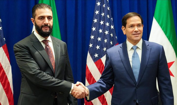 Suriye Cumhurbaşkanı Şara, ABD Dışişleri Bakanı Rubio ile New York’ta görüştü