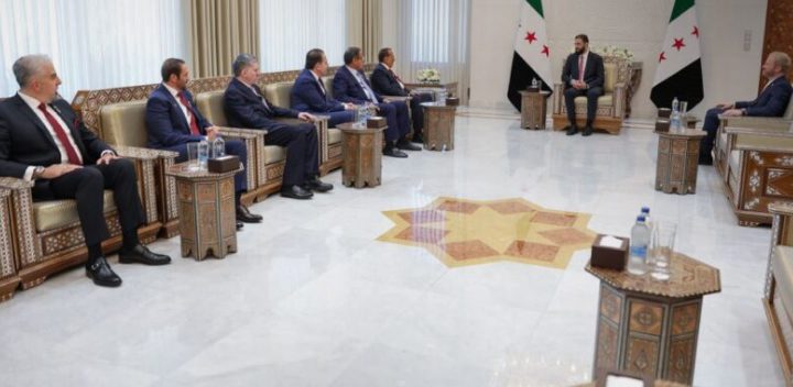 Suriye Cumhurbaşkanı Şara, Halef El Habtur’u Kabul Etti