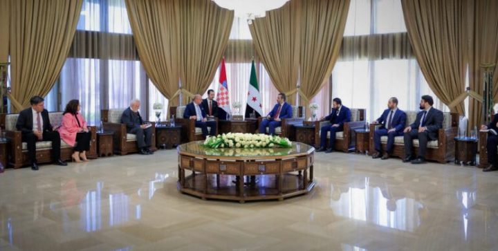 Suriye Dışişleri Bakanı Şeybani, Hırvatistan Dışişleri Bakanı ile görüştü