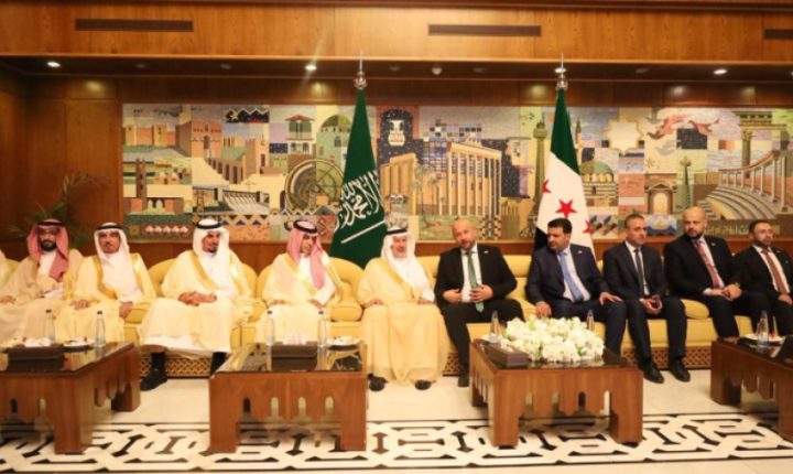 Suudi Arabistan heyeti, hizmet ve kalkınma anlaşmalarını imzalamak üzere Şam’a geldi
