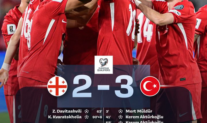 🇹🇷 A Milli Takım Dünya Kupası Elemeleri’ne 3 puanla başladı.