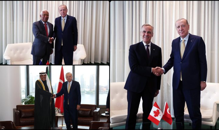 Türkiye Cumhuriyeti Cumhurbaşkanı Erdoğan’ın New York’ta ikili temasları sürüyor