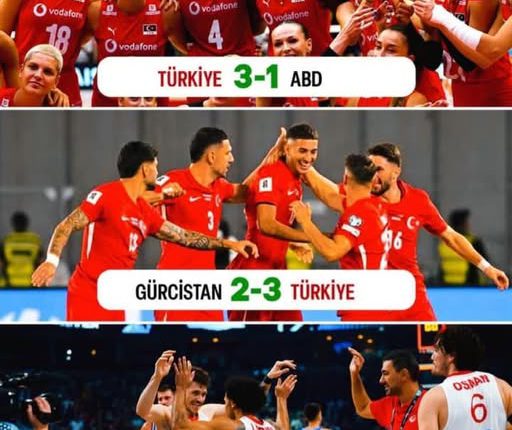 3 branşta milli fırtına