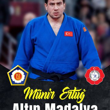 Milli Judocu Münir Ertuğ, Prag Büyükler Avrupa Kupası’nda Altın Madalya Kazandı