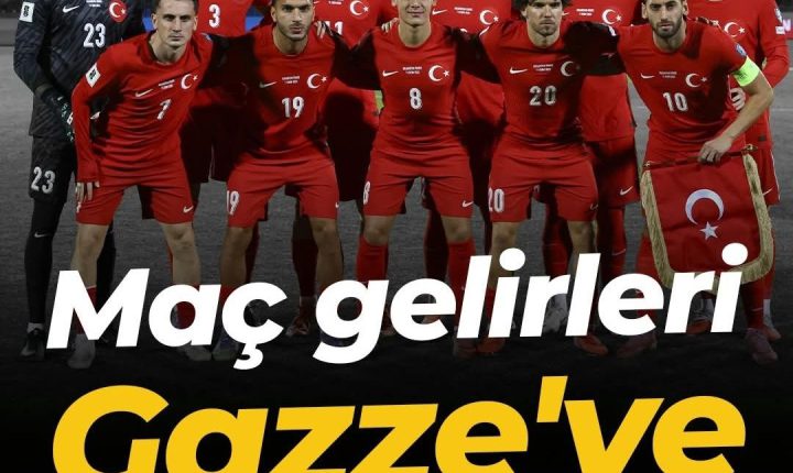 Türkiye Futbol Federasyonu, (TFF)   Türkiye-Gürcistan maçının tribün gelirlerinin Gazze halkına bağışlanacağını duyurdu…👏👏👏