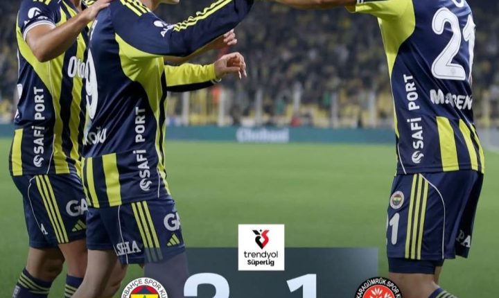 Fenerbahçe 2-1 Fatih Karagümrük
