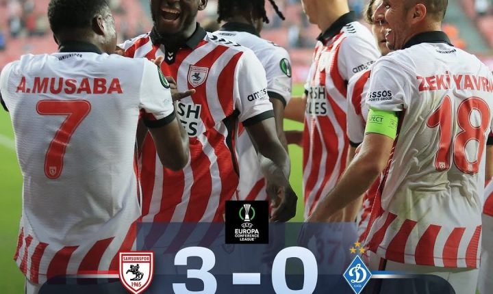 Karadeniz fırtınası Samsunspor 3 puanı 3 gol ile aldı