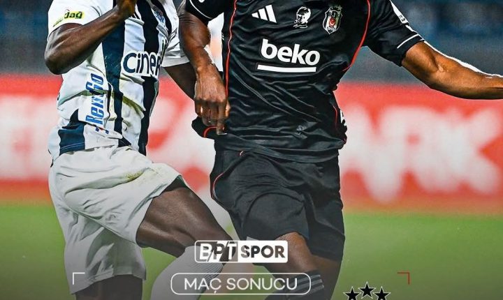 Beşiktaş deplasmanda Kasımpaşa ile 1-1 berabere kaldı.