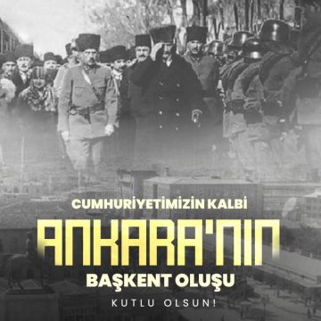 Cumhuriyetimizin kalbi, bağımsızlığımızın simgesi ve bir milletin yeniden doğuşunun sembolü Ankara’mızın başkent oluşunun 102. yılı kutlu olsun! 🇹🇷