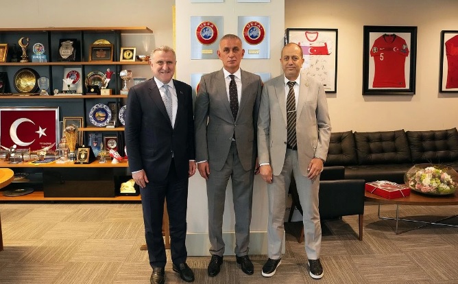 T.C. Gençlik ve Spor Bakanı Bakan Bak ve Suriyeli Mevkidaşı TFF’yi Ziyaret Etti