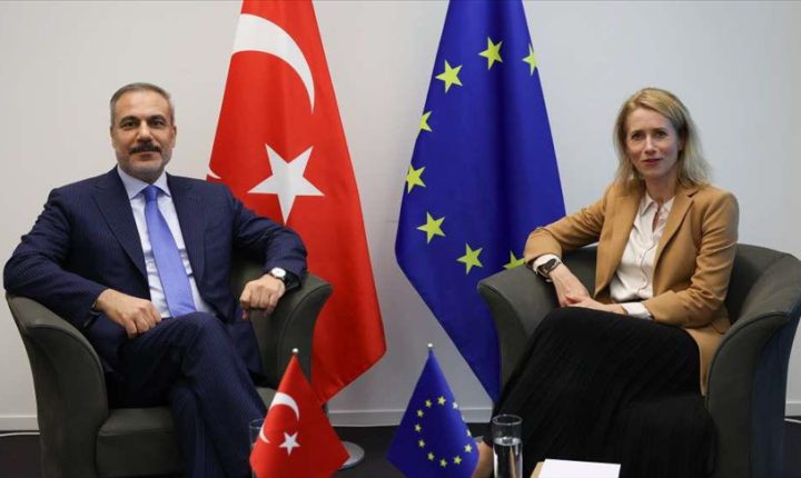 Bakan Fidan, AB Dış İlişkiler ve Güvenlik Politikası Yüksek Temsilcisi Kallas ile görüştü