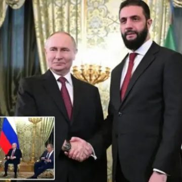 Şara, Moskova’da Putin ile Suriye’deki askeri tesislerin yeniden yapılandırılmasını görüşecek