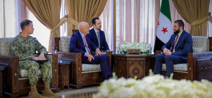 Suriye Cumhurbaşkanı Şara, Barrack ile Güvenlik ve İstikrar Konusunda Görüştü