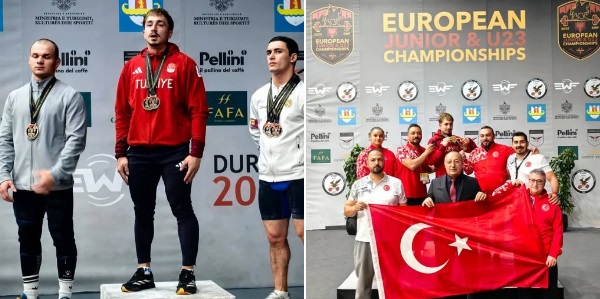 YUSUF FEHMİ 2 ALTIN BİR GÜMÜŞ KAZANDI.