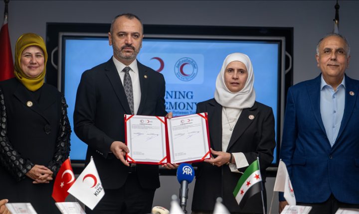 Türk Kızılay ile Suriye Arap Kızılayı arasında 3 ayrı alanda protokol imzalandı