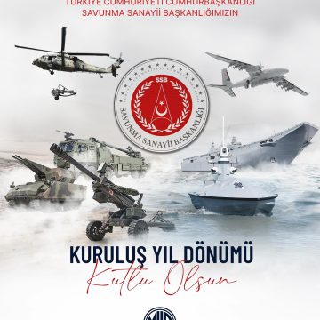 Vatanımızın tam bağımsız savunma sanayii hedefinde bizlere eşlik eden, T.C. Cumhurbaşkanlığı Savunma Sanayii Başkanlığımızın 40. kuruluş yıl dönümü kutlu olsun!