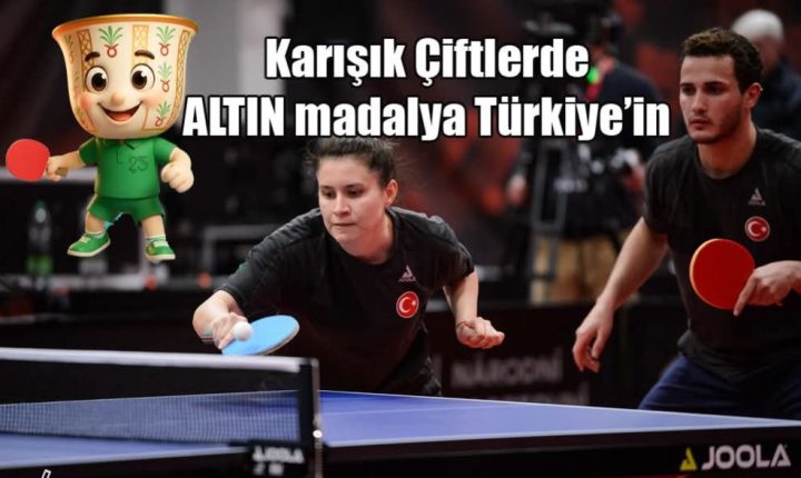 🇹🇷🏓 Riyad,daki İslam Oyunları Karışık Çiftler finalinde Bangladeş’i 3-0 yenen Sibel Altınkaya/İbrahim Gündüz ikilisi Altın madalyayı Türkiye’ye kazandırdı.🥇
