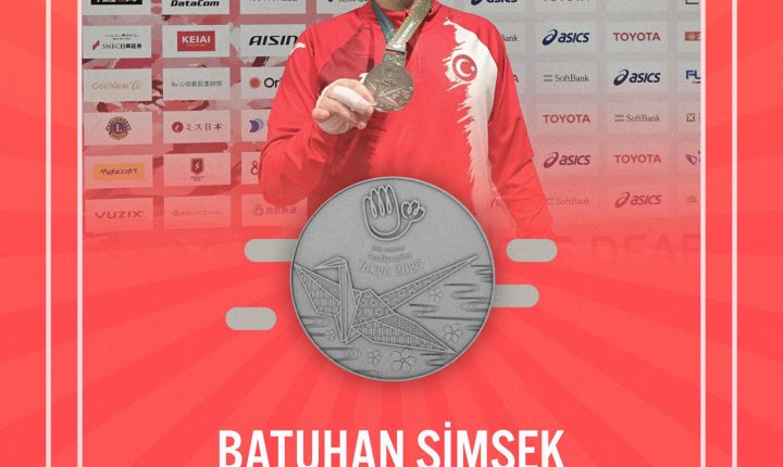 Batuhan Şimşek’ten gümüş madalya!