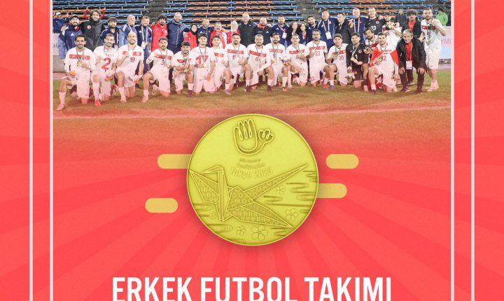 Futbolda altın madalya bizim!