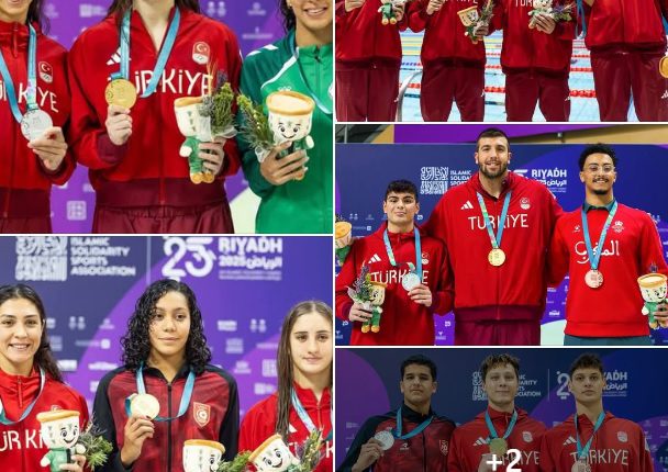 Yüzmede Günü 7 Altın, 6 Gümüş, 4 Bronz Toplam 17 Madalya ile Tamamladık!  Riyad 2025 İslami Dayanışma Oyunları’nın beşinci gününde milli yüzücülerimiz, tarihi bir başarıya imza atarak toplam 17 madalya kazandı.