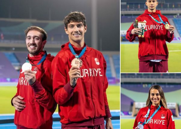 Atletizmde 2 Altın, 1 Gümüş, 1 Bronz Madalya!