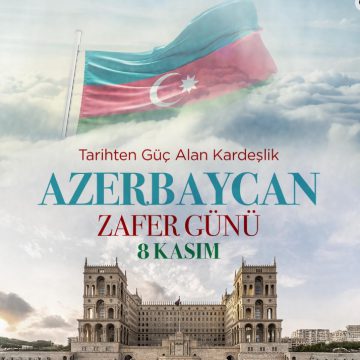 Vatanının ayrılmaz parçası Karabağ’ı destansı bir mücadeleyle savunan Azerbaycan halkını ve kahraman ordusunu selamlıyor, kardeş ülke Azerbaycan’ın Zafer Günü’nü yürekten kutluyoruz. 
