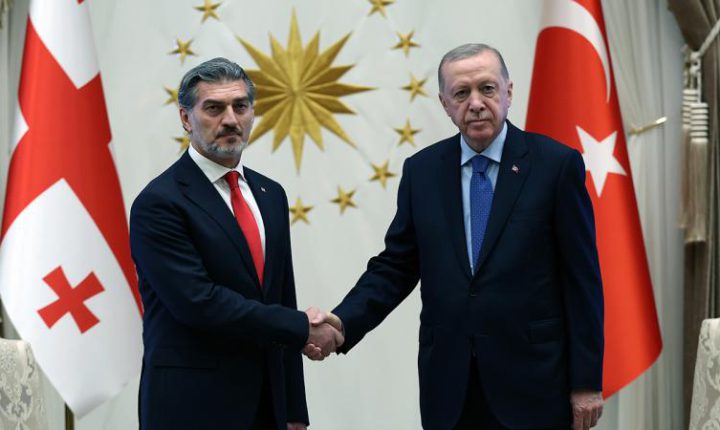 Türkiye Cumhuriyeti Cumhurbaşkanı Erdoğan, Gürcistan Cumhurbaşkanı Kavelashvili ile telefonda görüştü