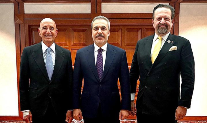 Türkiye Cumhuriyeti Dışişleri Bakanı Fidan, ABD’li yetkililer Barrack ve Gorka ile görüştü