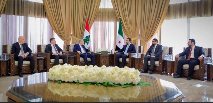 Suriye Dışişleri ve Adalet Bakanları, Lübnan Başbakan Yardımcısı Tarık Mitri’yi Kabul Etti