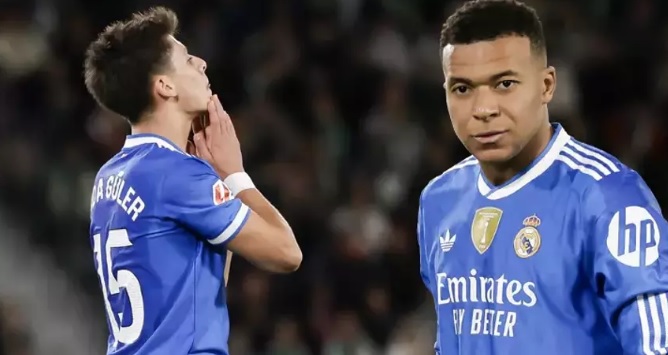 Real Madrid’de Mbappe’den Arda Güler’e serzeniş! ‘Bana pas vermelisin’