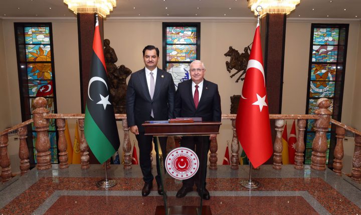 Türkiye Cumhuriyeti Millî Savunma Bakanı Yaşar Güler, Libya Ulusal Ordusu Genel Komutan Yardımcısı Orgeneral Saddam Hafter’i kabul etti.