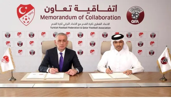 TFF ile Katar Futbol Federasyonu arasında iş birliği