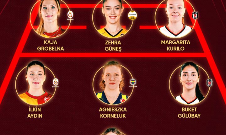 Vodafone Sultanlar Ligi’nde 13. Haftanın Rüya Takımı. #SetSayısı