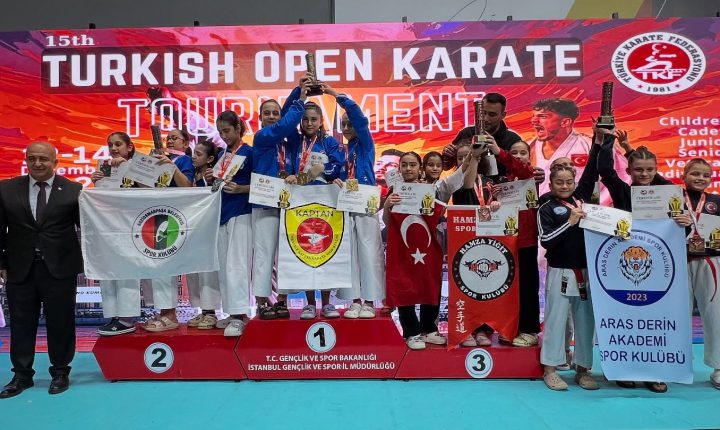 12-14 Aralık 2025 tarihlerinde İstanbul Ahmet Cömert Spor Salonunda düzenlenen Uluslararası Turkish Open Karate Turnuvasının ilk gününde kürsüde yer alan sporcularımızı tebrik ediyoruz. 🇹🇷🥋