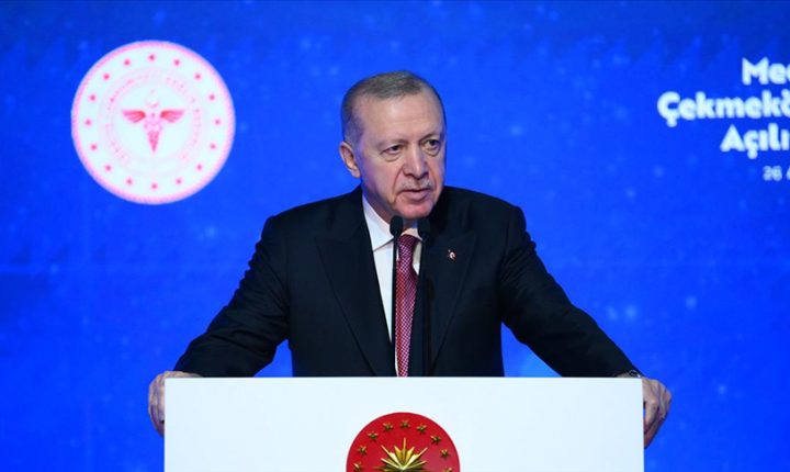 Türkiye Cumhuriyeti Cumhurbaşkanı Erdoğan: Türkiye Cumhuriyeti sağlıkta öncü bir ülke oldu