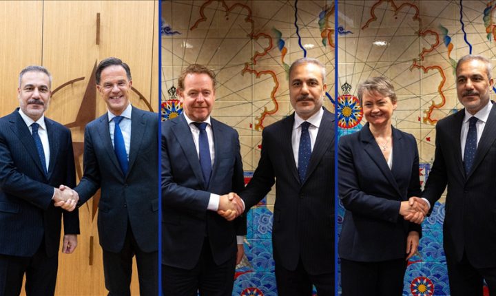 Türkiye Cumhuriyeti Dışişleri Bakanı Fidan, NATO Dışişleri Bakanları Toplantısı’nda temaslarda bulundu