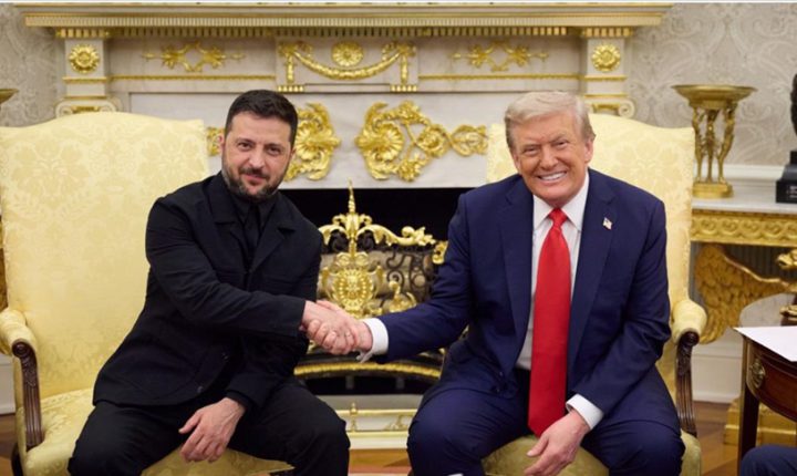 ABD Başkanı Trump, Ukrayna Devlet Başkanı Zelenskiy ile barış görüşmeleri için Florida’da buluştu
