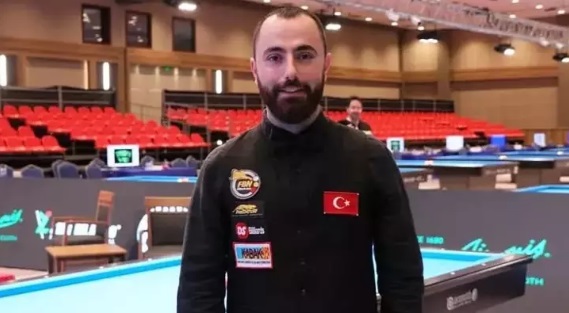 Berkay Karakurt, Türkiye 3 Bant Bilardo Şampiyonası’nda Şampiyon Oldu